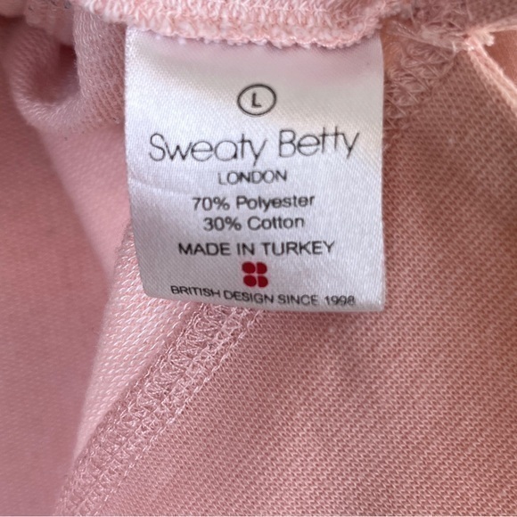Sweaty Betty Pink Chelsea Pullover Cropped Sweater, Size Large,‎ GUC - Picture 4 of 10